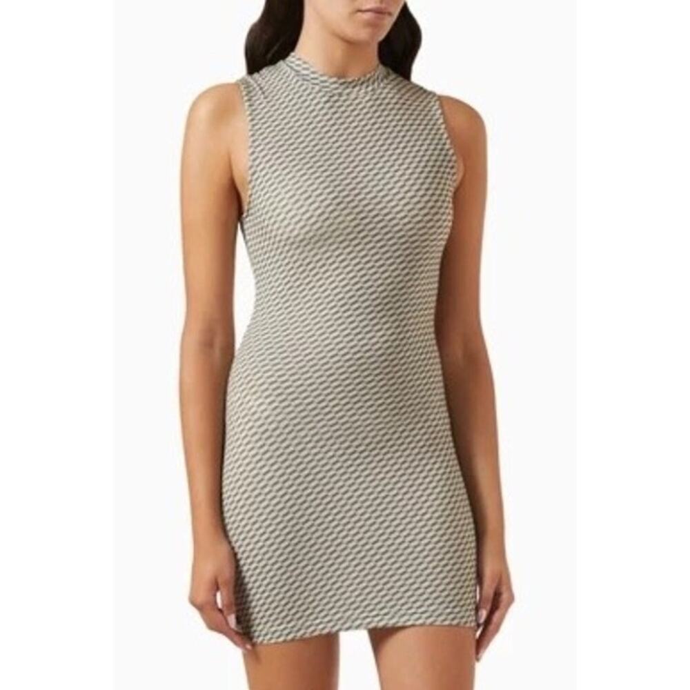 KITH Rumi Monogram Cover-up Mini Dress in Verdant Green Women's Size XXL NEW